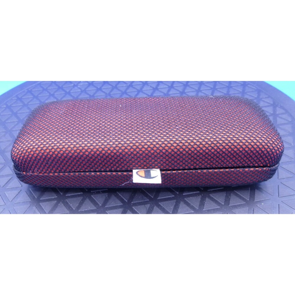 Champion Eyeglass Sunglasses Red Black Mesh 1919 Hard Clamshell Case